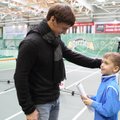 Vilniaus teniso akademijos varžybose apsilankė ir R. Berankis