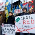 Kijeve – akcija Zelenskiui perspėti