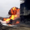 Rusijai – galingas pažeminimas? Belgorode po sraigtasparnių antskrydžio liepsnoja naftos bazė