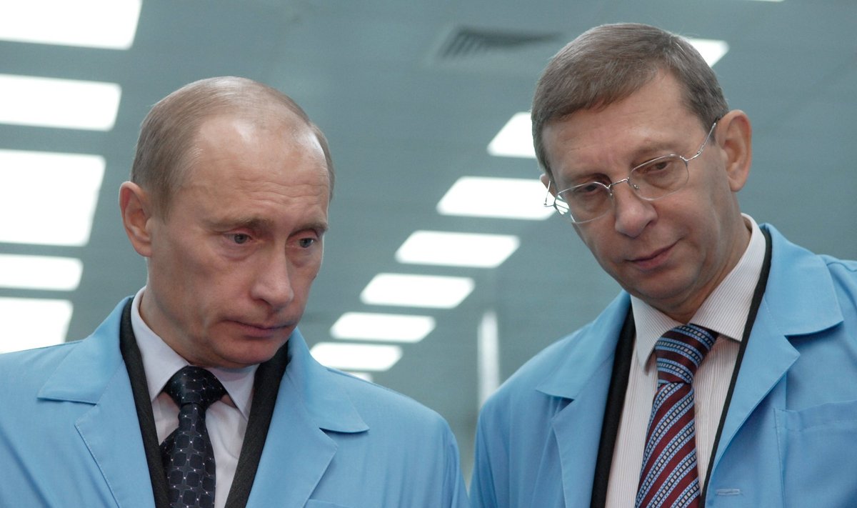 Vladimiras Putinas ir Vladimiras Jevtušenkovas