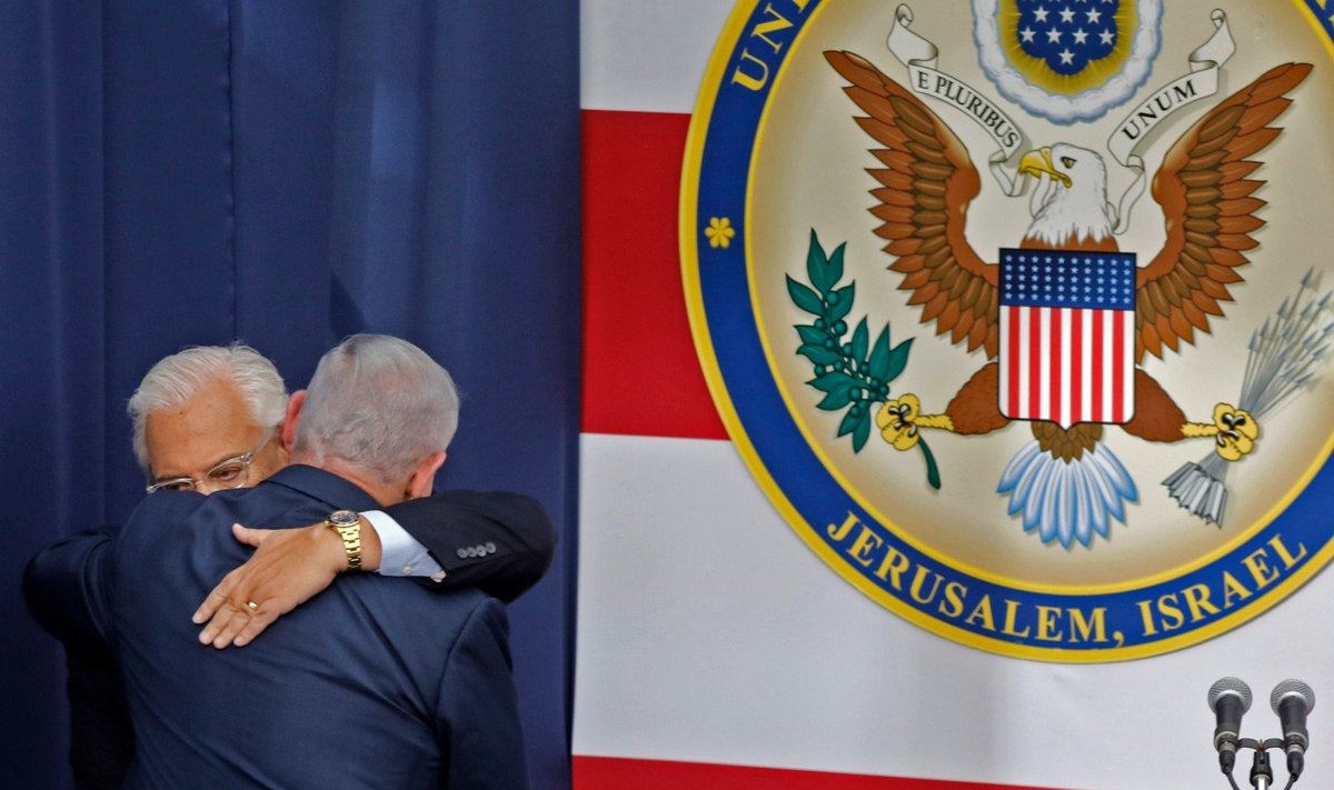 JAV ambasados Jeruzalėje atidarymas