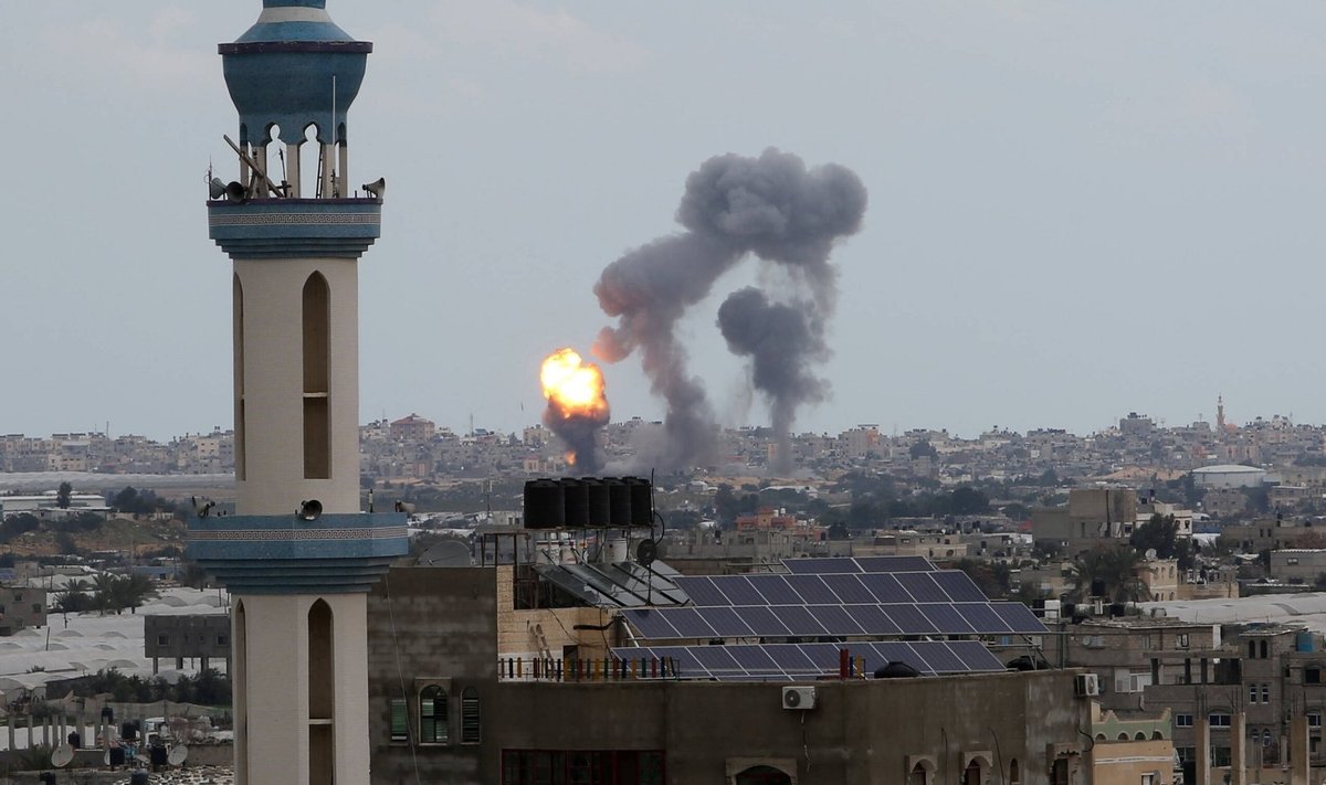 Izraelio pajėgos smogė taikiniams Gazos ruože