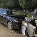 Girtas vairuotojas sukėlė didelę avariją Vilniuje: susidūrė 5 automobiliai, sužalotas žmogus