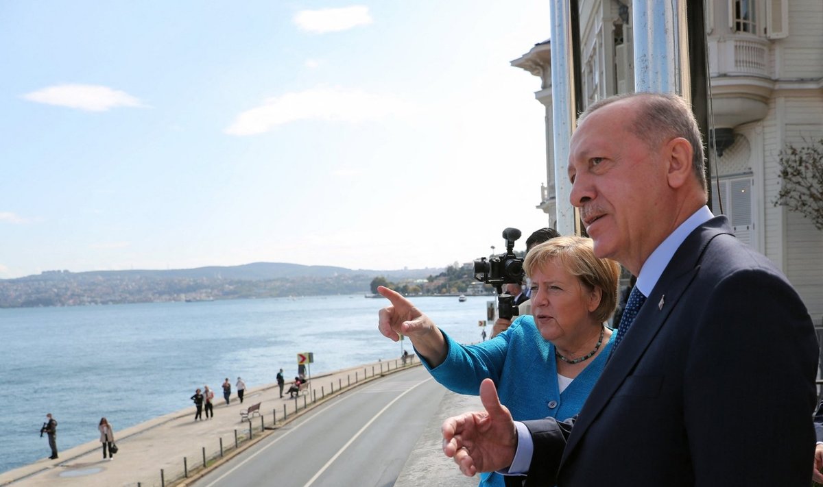  Recepas Tayyipas Erdoganas, Angela Merkel