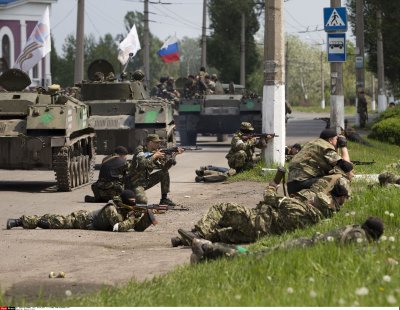 Prorusiški separatistai Rytų Ukrainoje