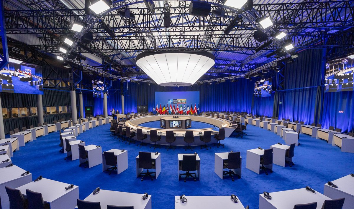 NATO viršūnių susitikimo erdvės „Litexpo“ parodų rūmuose