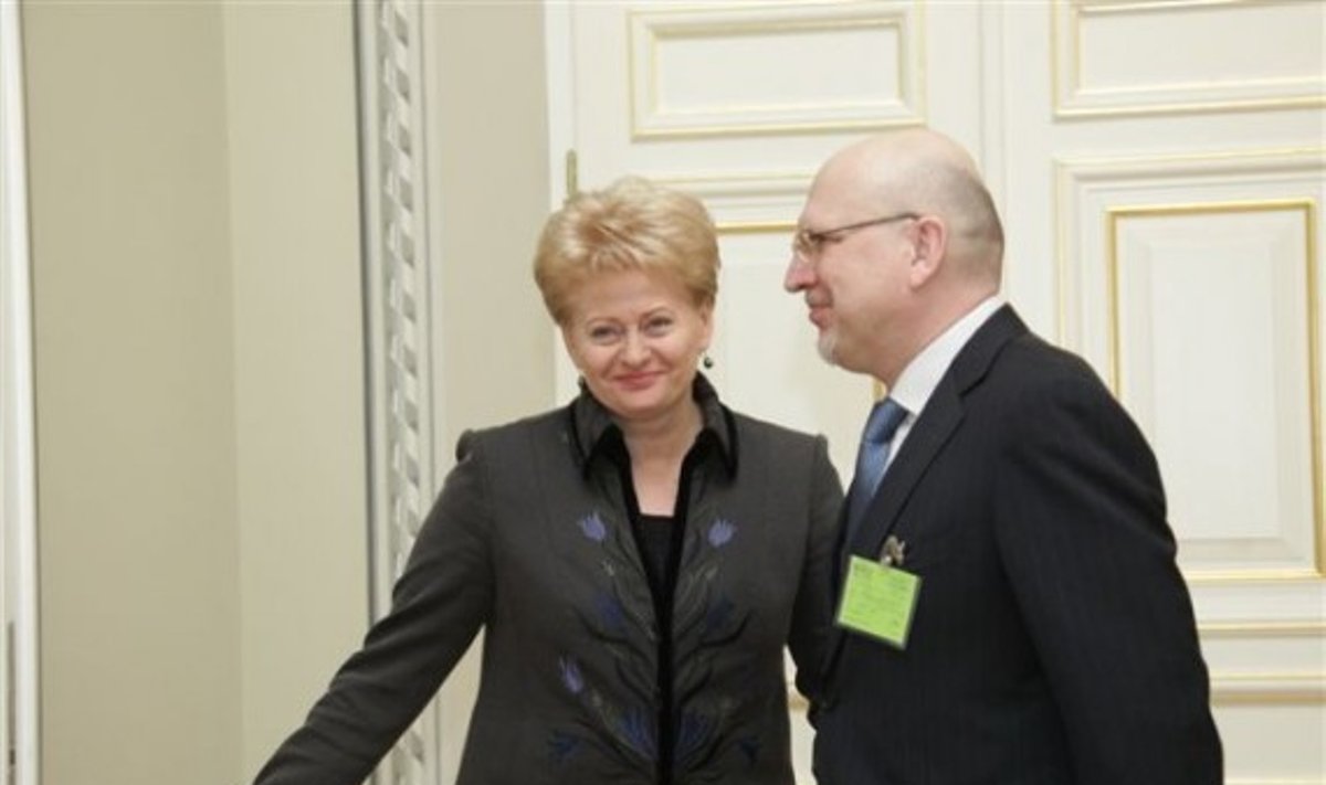 Dalia Grybauskaitė ir Jonas Rasimas