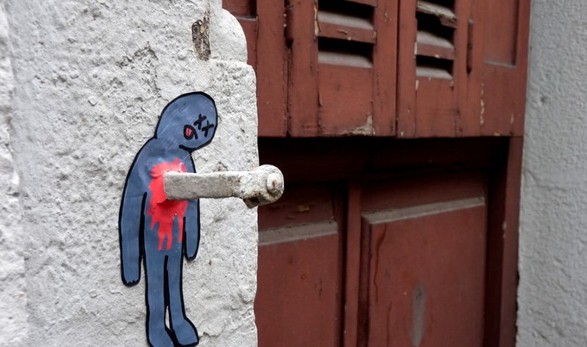 Уличный художник OaKoAk (Etoday.ru)