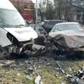 Tiesiogiai – iš įvykio vietos: avarija Vilniuje