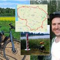Edvardas dviračiu apmynė visą Lietuvą: iš toli matyta „Z“ raidė Kaliningrade ir nustebinusi sienos apsauga