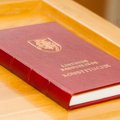 Konstitucijos pataisos dėl teismų tarėjų Seime įveikė pirmąjį laiptelį