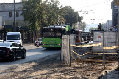 Šauklių ir Šv. Gertrūdos gatvių remonto darbai