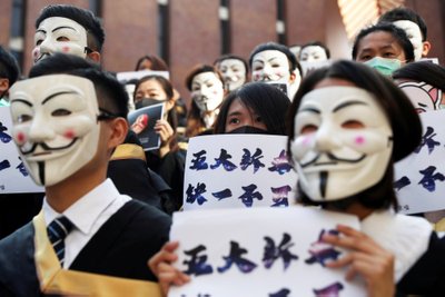 Studentų protestas Honkonge