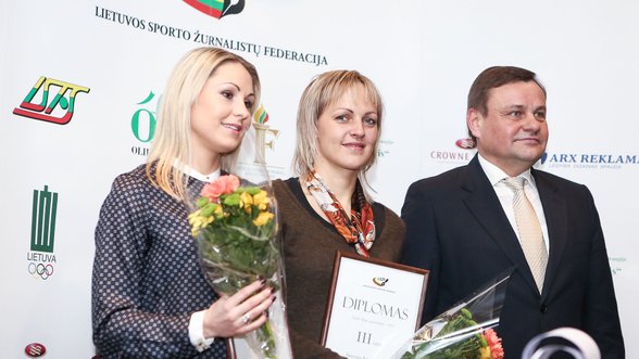 Lietuvos sporto žurnalistai gražiu renginiu pagerbė geriausius metų šalies sportininkus