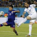 Japonijos ir Graikijos lygiosios į čempionato aštuntfinalį išvedė kolumbiečius