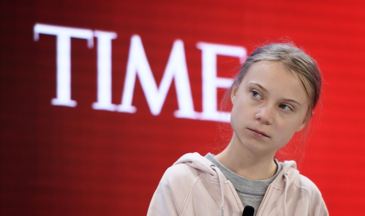 Greta Thunberg Davoso ekonomikos forume
