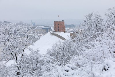 Sniegas, Vilnius