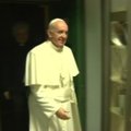 Popiežius aplankė naują Vatikano benamių prieglaudą