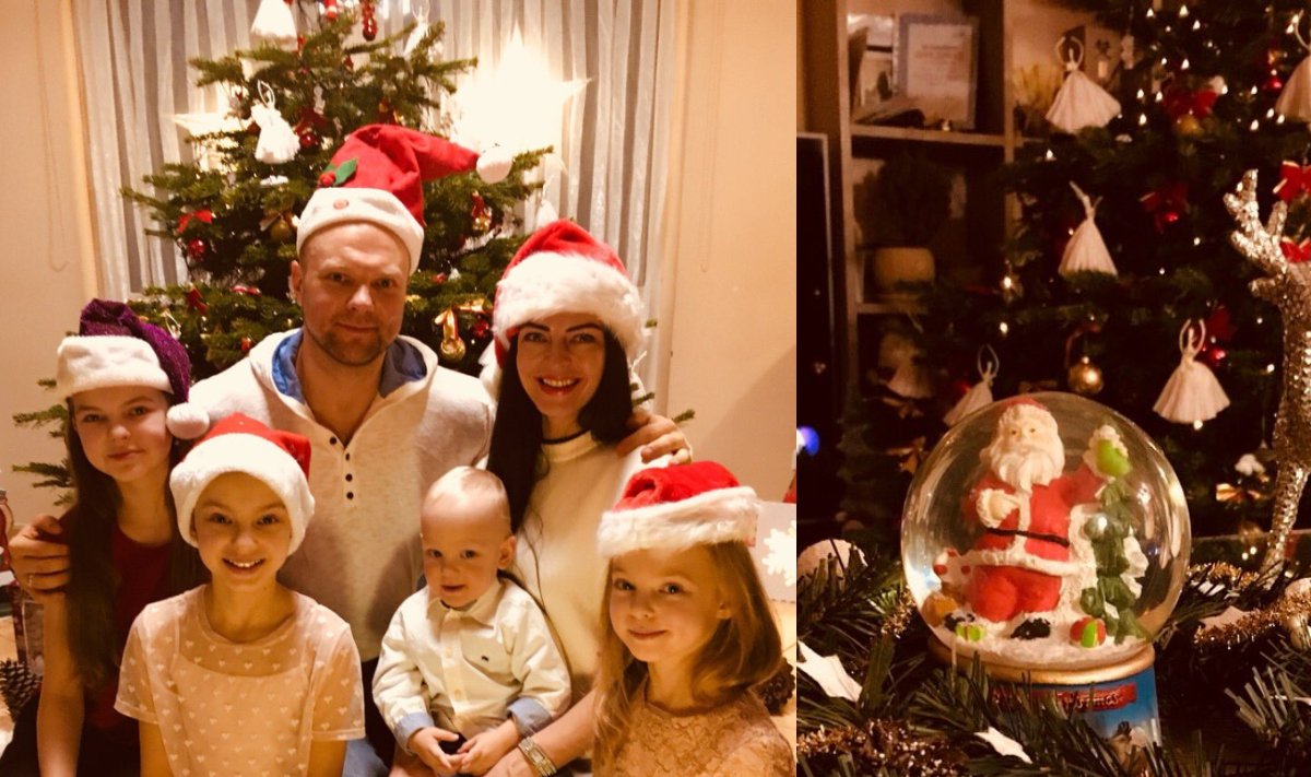Kristupo Krivicko šeimos kalėdinė eglutė ir dekoracijos