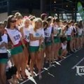 Australijoje surengtas bėgimas su aukštakulniais