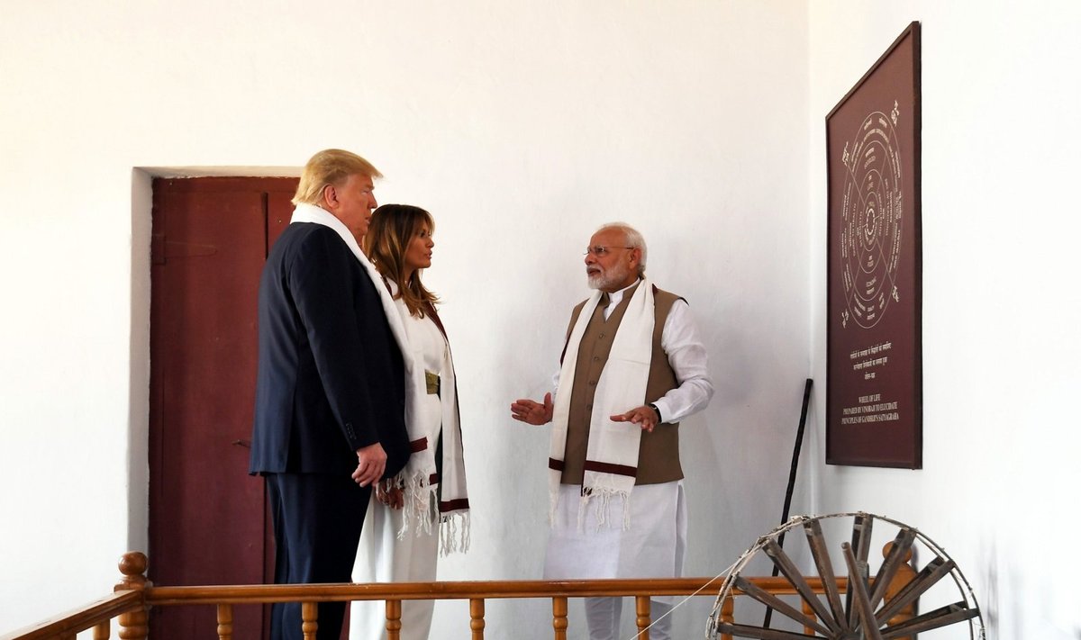 Donaldas Trumpas, Melania Trump, Narendra Modi