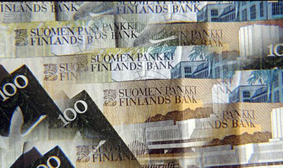 Pinigai, banknotai, Suomijos pinigai
