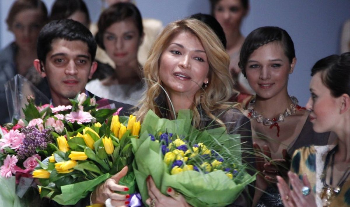 Uzbekistano prezidento dukra, dizainerė Gulnara Karimova 