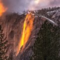 Kalifornijoje laukiama gamtos stebuklui prilygstančio reiškinio – trumpam atsirandančio „ugnies krioklio“
