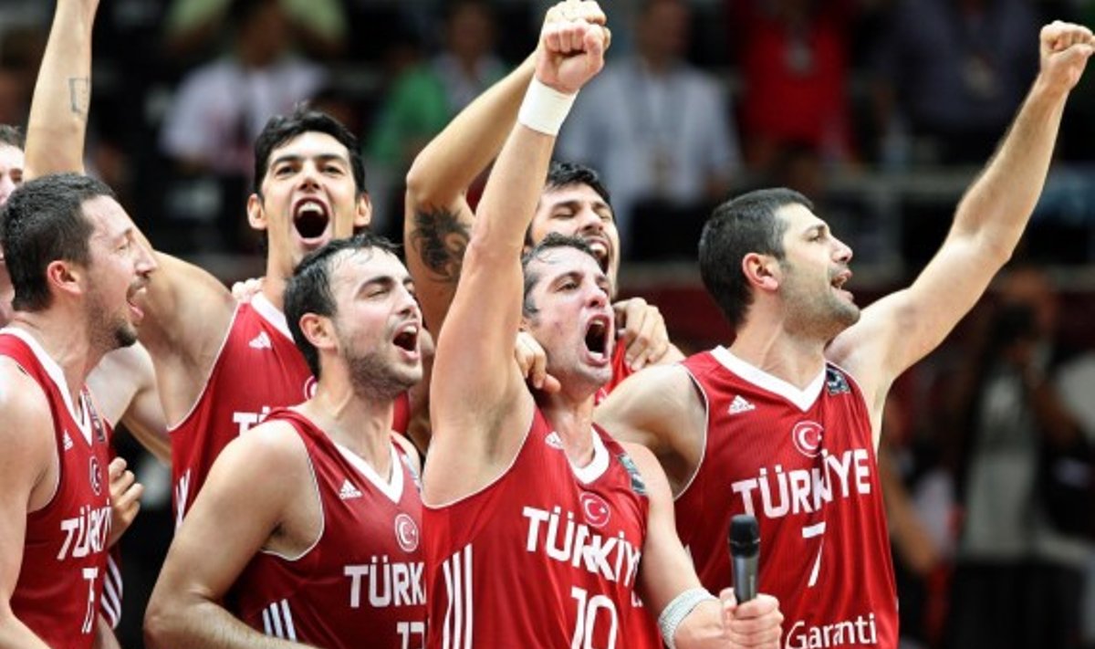 Turkijos rinktinė iškovojo dramatišką pergalę