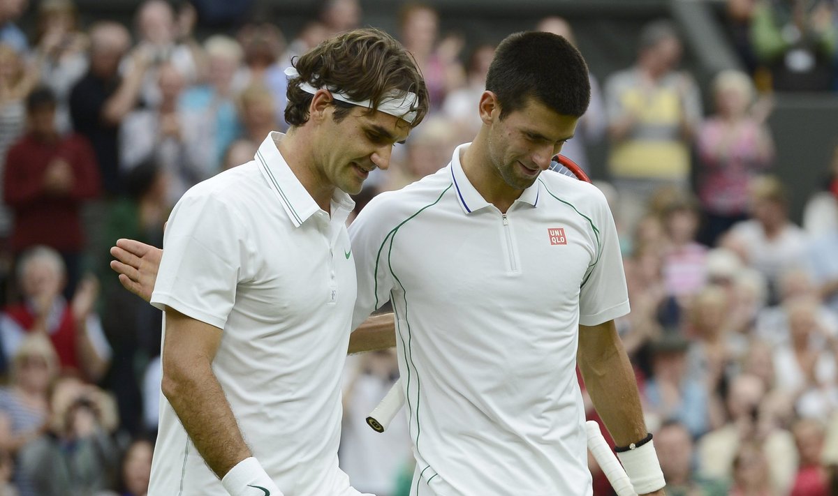 Roger  Federeris ir Novakas Djokovičius