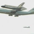Erdvėlaivis „Discovery“ paskutinį savo skrydį baigė Vašingtono oro uoste