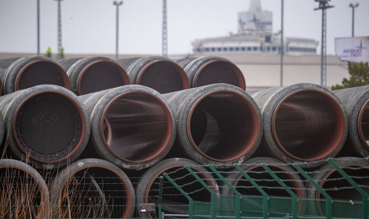 Nepanaudoti „Nord Stream“ dujotekio vamzdžiai Vokietijoje, Mukrane