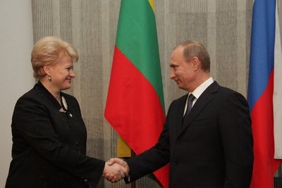 Dalia Grybauskaitė ir Vladimiras Putinas