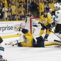 NHL Vakarų konferencijos pusfinalyje – pirma „Sharks“ nesėkmė