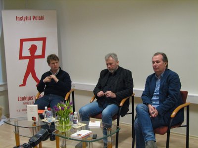 (Iš dešinės) Piotras Kępińskis ir Herkus Kunčius