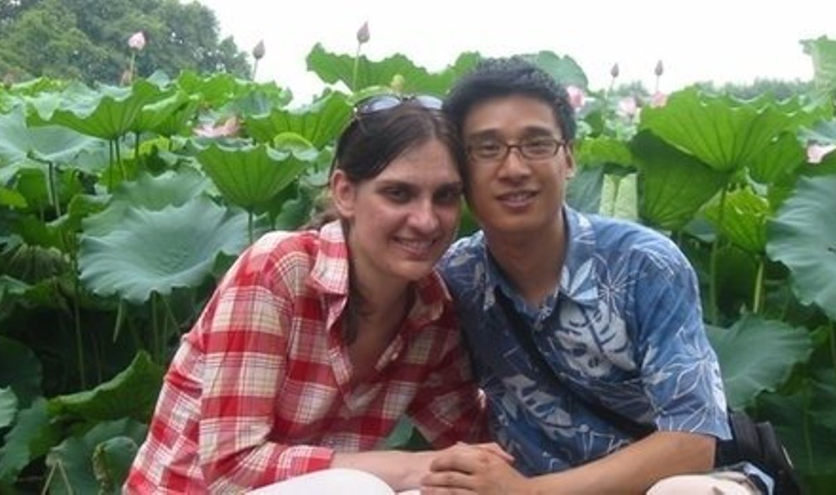 Jocelyn Eickenburg ir jos vyras Jun Yu