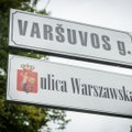 Sostinėje nuplėšta gatvės lentelė lenkų kalba