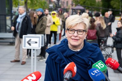 Ingrida Šimonytė balsavo iš anksto Lietuvos Respublikos Prezidento rinkimuose