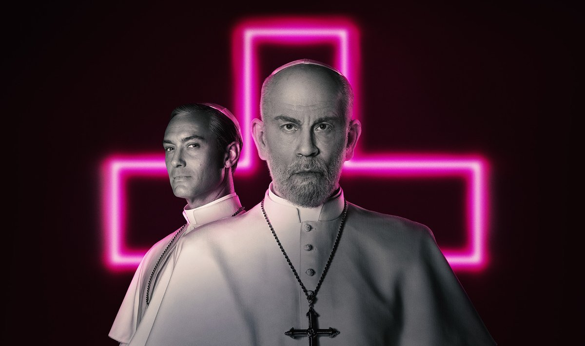 Serialo "Naujasis popiežius" plakatas