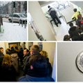 Prieš metus: nutįsusios eilės prie Lietuvos banko ir bankomatų