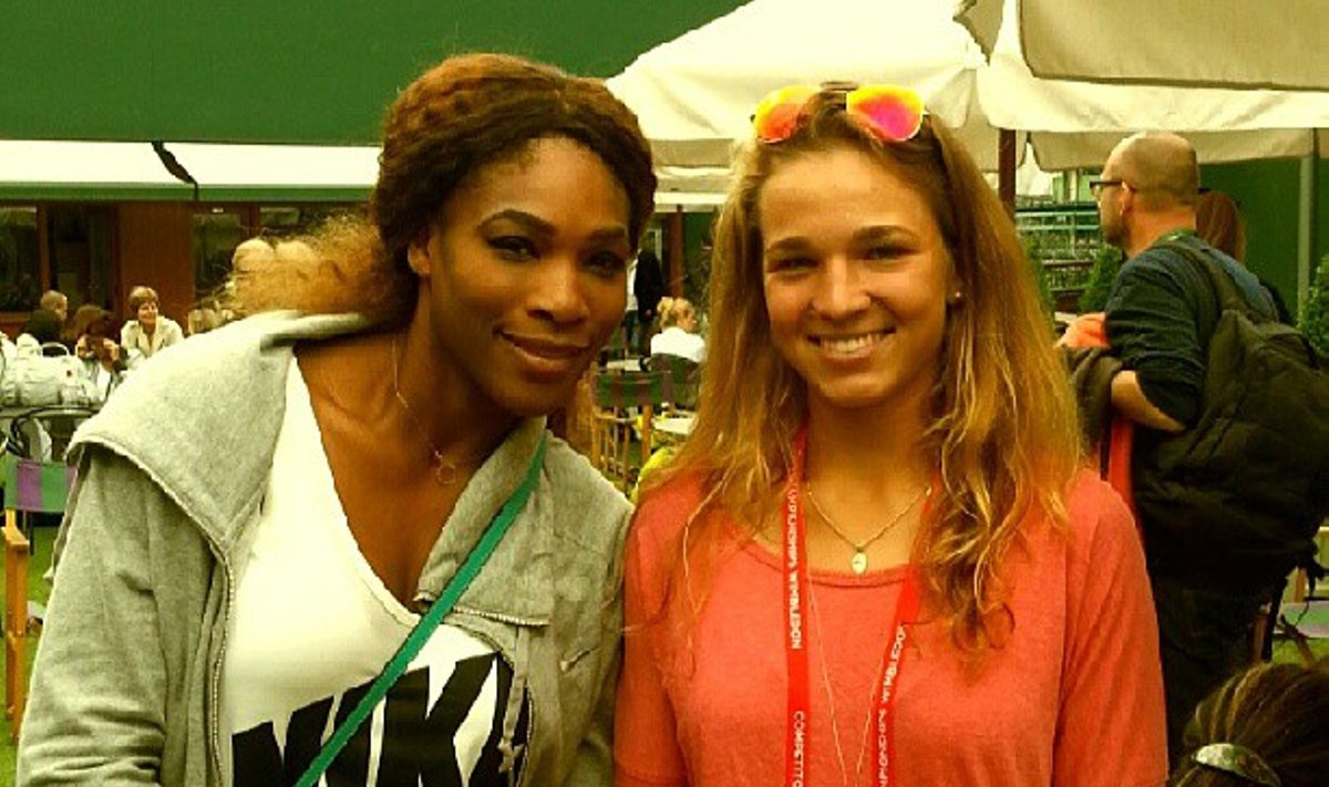 Serena Williams ir Akvilė Paražinskaitė