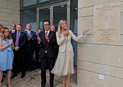 JAV ambasados Jeruzalėje atidarymas