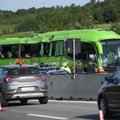 Per autobuso avariją Italijoje vienas žmogus žuvo, o 14 sužeista