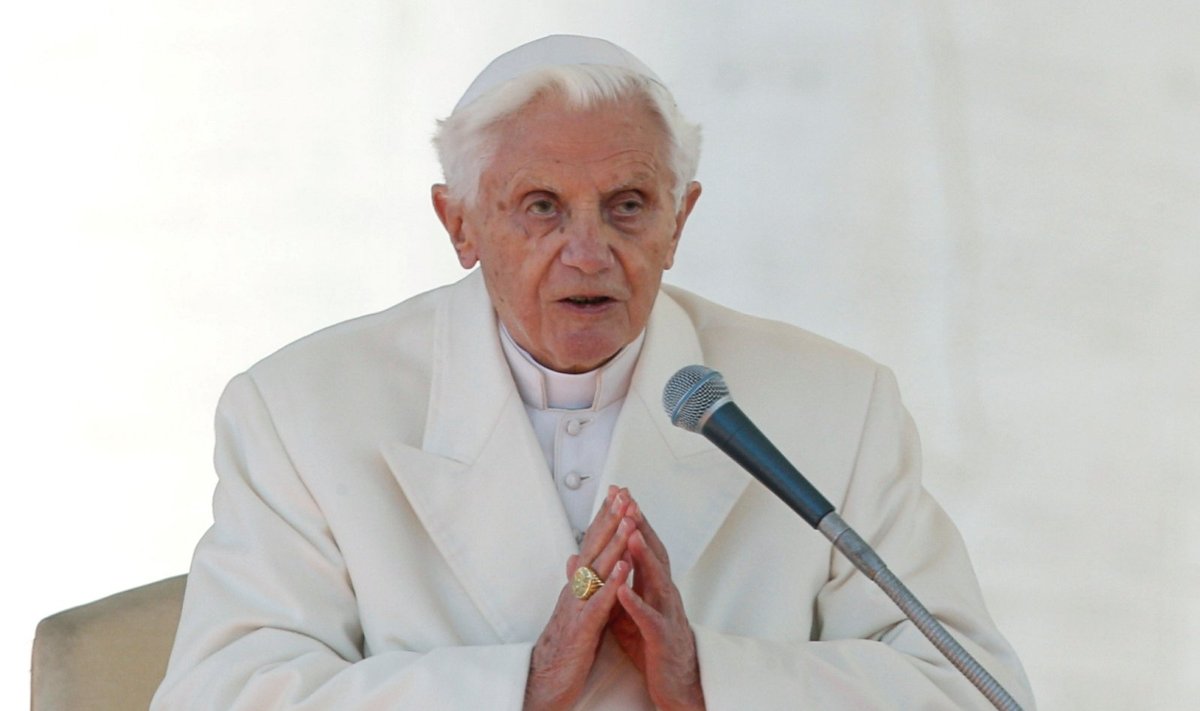  Buvęs popiežius Benediktas XVI