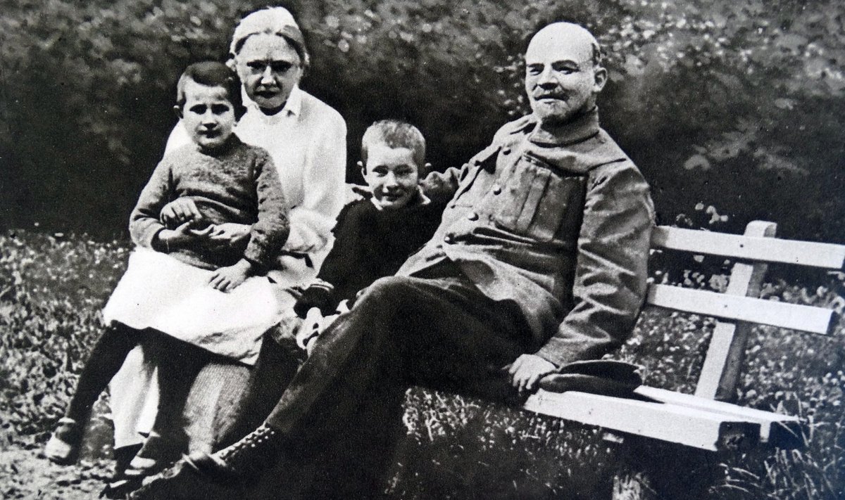 Vladimiras Leninas su žmona