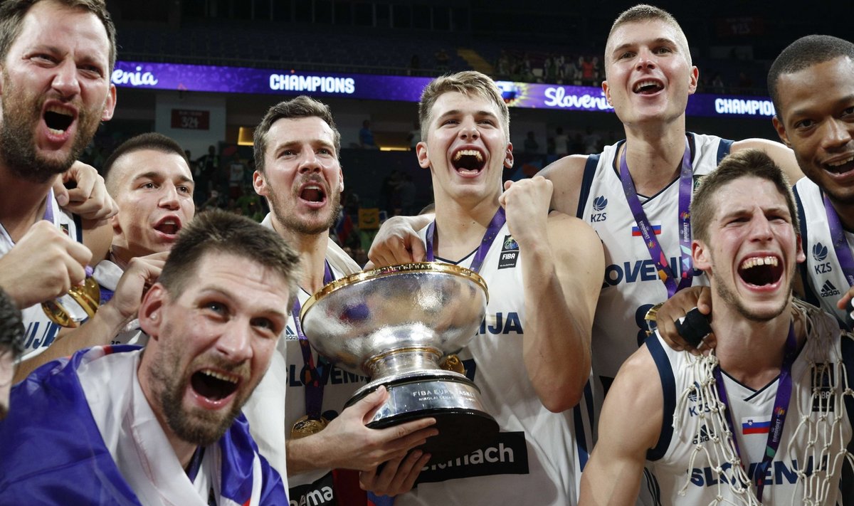 2017 metais Slovėnija tapo Europos krepšinio čempione Turkijoje
