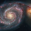 Ankstyvoje visatoje astronomai aptiko retą spiralinę galaktiką