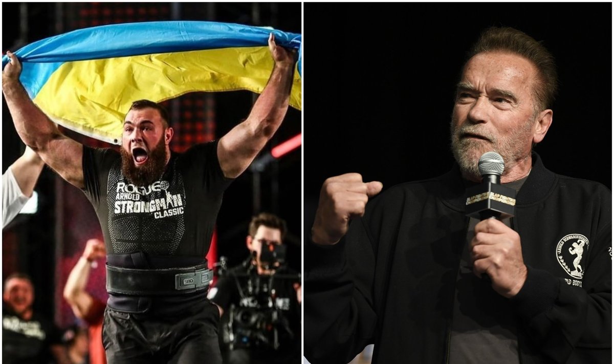 Oleksijus Novikovas, Arnoldas Schwarzeneggeris