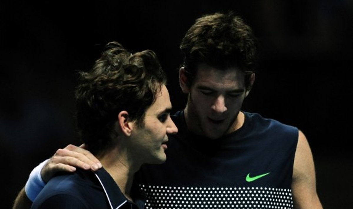 Roger Federeris ir Juanas Martinas Del Potro 