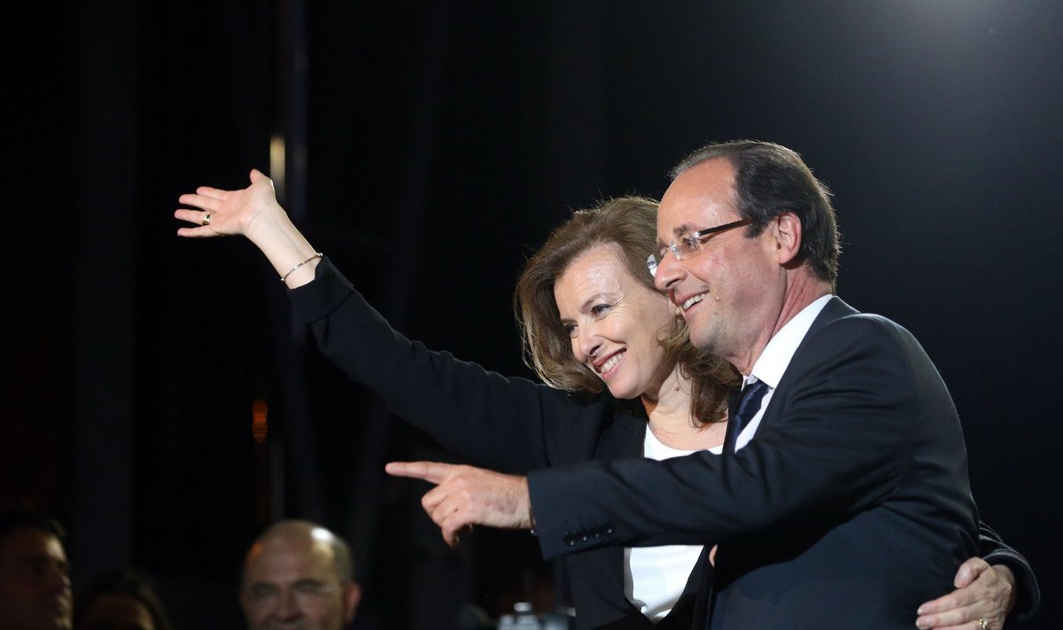 Francois Hollande'as su drauge Valerie Trierweiler 